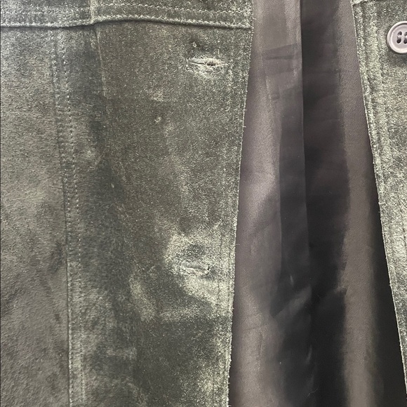 Danier - Classic Y2K 90s Suede Jacket - Black - L - Picture 4 of 10